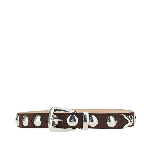 Khaite Accessories - Khaite Benny Suede Leather Belt